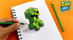132K views · 2.4K reactions | Aprende a Dibujar a CREEPER Minecraft paso a paso y Muy Facil #3ddrawing #drawing #letters #dibujos #tutoriales #minecraft   INSTAGRAM https://bit.ly/instaeasyart | Easy Art | Facebook