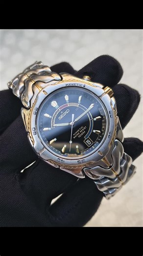The Stone Age Antiques (Ajesh Jose) on Instagram: "Pre-owned SEIKO KINETIC 100M Ref.5M62-0B40 Date Indicator, Sapphire crystal, Case size 39mm Immaculate condition dial All Original Men's Wristwatch 6990/- dm for buying"