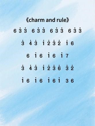 charm and rules光遇琴谱简谱 #光遇琴谱 #光遇 #光遇追光计划 #简谱 #charmandrules