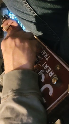 ​1971 Michigan License Plate: Pure Four String Blues Tone 🎸