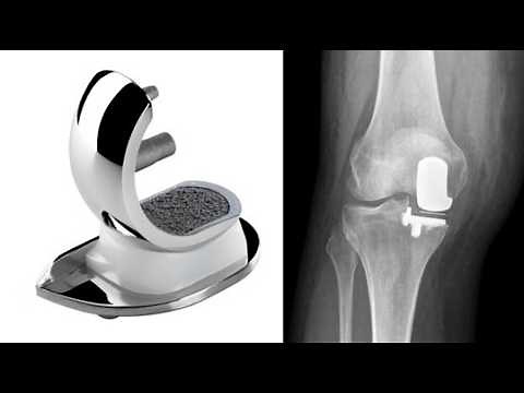 Schlittenprothese, Knieteilprothese, unikondyläre Knieprothese, Hemischlitten, bei Gonarthrose
