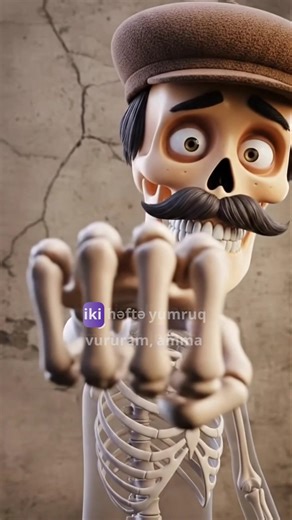 Şəkili Skelet Əlövsət divara hər gün yumruq vursa, nə olar? #skeletəlövsət #neolareger