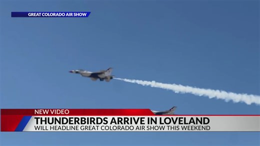 US Air Force Thunderbirds to fly in Great Colorado Air Show