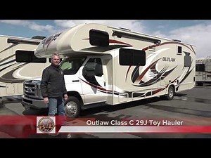 Thor Outlaw Class C 29J Toy Hauler Walkthrough