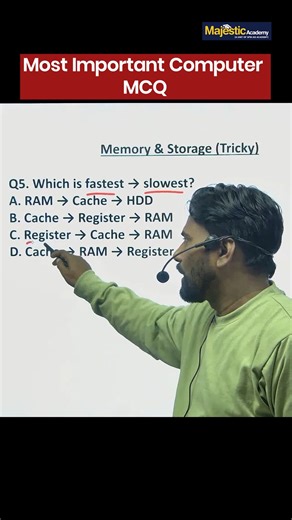 MAJESTIC ACADEMY GUWAHATI (A Unit of SPM IAS ACADEMY ) on Instagram: "Important Computer Questions You Must Know for JAA Exam | JAA Computer GK | Majestic Academy 🎯 This video is highly useful for JAA, Assam Govt Exams, and other competitive exams. 👉 Don’t forget to Like, Share & Subscribe to Majestic Academy for daily exam-oriented content. 📞 For admission & guidance: 75778 11111 🌐 Visit: majesticacademy.in"