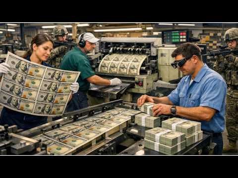 Inside the US Dollar Printing Factory: How America’s Money Is Made (Full Process)