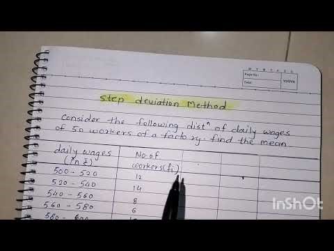 Mean by Step Deviation Method | Easy Tricks | Board Exam|class 10, statistics, Mean, Step Deviation