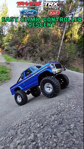 1979 Ford Ranger F150 XLT Climbing Descending with Traxxas TRX4 RC Crawler