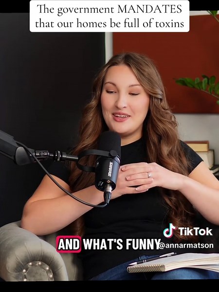 The government passed The Flammable Fabrics Act in 1953 to PROTECT people from house fires. Instead of protecting people, it MANDATED that our homes be toxic. Everything from your carpet to your mattress is either doused in flame retardant or made from toxic synthetic fibers. Watch the full conversation on my latest episode of “If People Only Knew.”