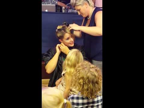 Becci's charity shave
