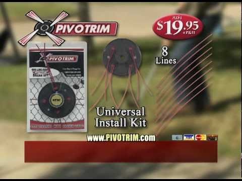 Amazing PivoTrim String Trimmer Head - Commercial As Seen On TV