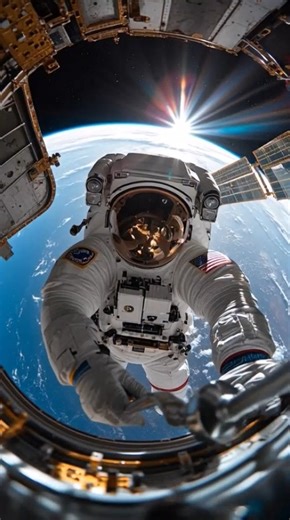 Astronauts amazing view of Earth from orbit! #Space #Astronaut #Earth #Spacewalk #NASA #ISS #Orbit | Space Xplore