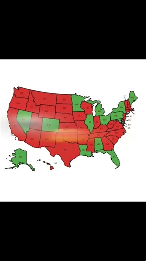 14 states 💪 #geography #usa #earth #world #map #mapping