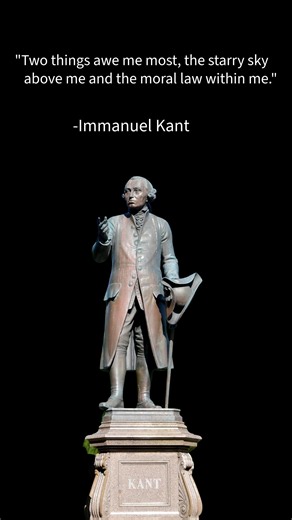 The two things that awed Immanuel Kant 🌌 #philosophy