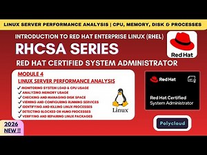 Linux Server Performance Analysis | CPU, Memory, Disk & Processes | RHCSA 2026