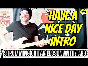 Stereophonics - Have A Nice Day Strumming Intro Guitar Lesson | Tab | Tutorial