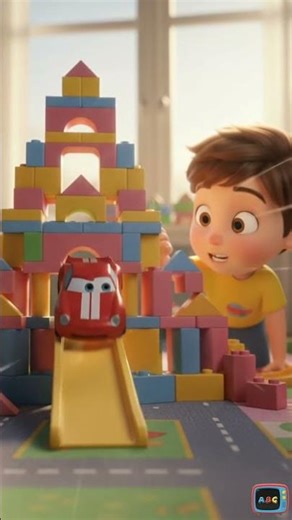 Red Lightning’s Epic Race! 🏎️ Kids Animation: Fun Toy Car Adventure