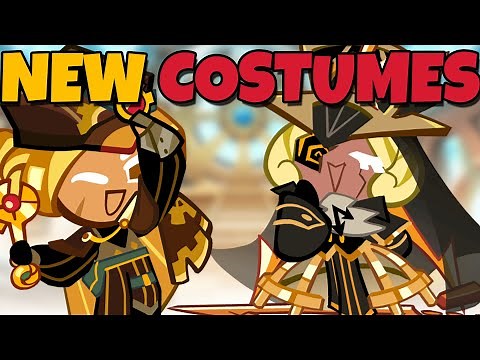 CROB NEW LEGEND TIMEKEEPER & CROISSANT COSTUMES Cookie Run Ovenbreak