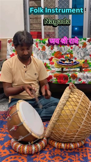 Manish Devli on Instagram: "A very wonderful composition of Teentaal 16 matra is presented by Rajasthan’s traditional folk instrument Nagada. May blessings and love always remain with all of you friends.🥁 #reels #new #trending #viral #explore #music #instrument #folk #nagada #nagara #drums #folkart #art #artist #teentaal #composition #share #manish_devli"