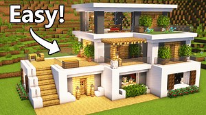 In this video, I show you a Ultimate Modern House with an enchanting room & lots of storage! Subscribe if you like the video it supports the channel !❤️ ▬▬▬▬▬▬▬▬▬▬▬▬▬▬▬▬▬▬▬▬▬▬▬▬▬▬▬ Thanks to read the description :) 🏡Download all my builds: https://patreon.com/Humoky 🌷Discord: https: //discord.gg/xKY5PhYDBR 📲Tiktok: https: //linkopener.co/LkEm 🦀Instagram : https://linkopener.co/uraP Inspiration/Credit ➤ @blockical Songs Used ➤Song: Fredji - Flying High (Vlog No Copyright Music) Music provided
