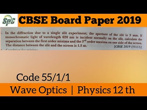 In the diffraction due to a single slit experiment, the aperture of the slit is 3 mm . If monochrom