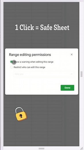 Stop People From Breaking Your Google Sheets (1 Click Fix)