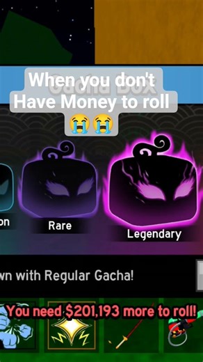 when you don't have money to roll in Roblox Blox Fruits #roblox #gaming