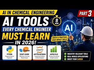 🔥How Chemical Engineers Can Start Learning AI | Practical Guide