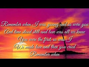 Remember When Song by Alan Jackson With lyrics