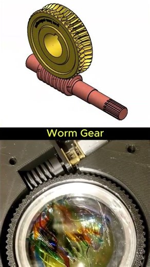 Worm Gear Mechanism #shorts