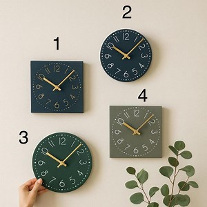 Small Barn Wood Clock - Choose Color/shape - 3 Size Options - Etsy