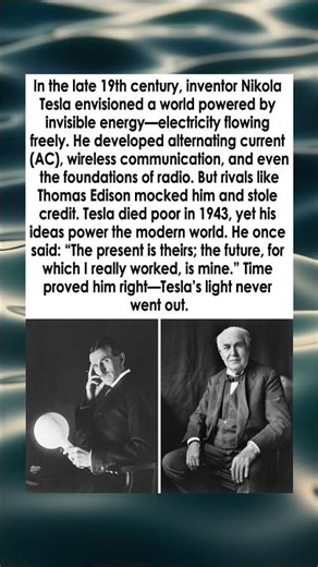 THE MAN WHO MADE LIGHT FOR ALL 💡🌍