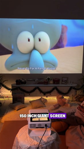 Brand X Touch Projector vs. Our 2-in-1 Tablet Projector: We Test Both #bedroomgoals#smartphone #tech