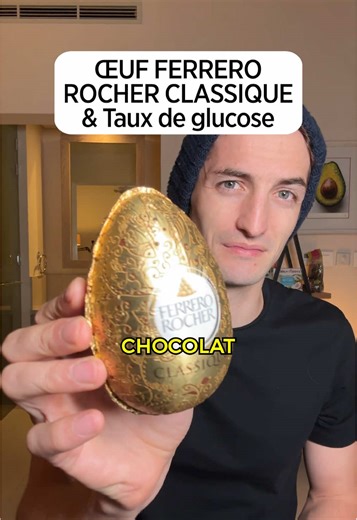 Oeuf Ferrero Rocher Classique : Est-ce qu'un Oeuf Ferrero Rocher Classique affecte ma glycémie ? App: @Sugar AI