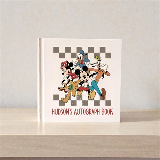 Disney Personalized Magical Character Autograph Book • Theme Park Signature Book • Personalized Keepsake for Vacations & Meet-and-greets - Etsy
