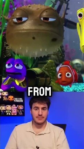 This fish was 100% real in Finding Nemo #findingnemo #pixar #disney #behindthescenes #disneymovies