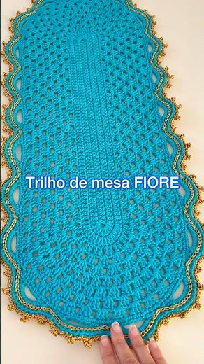 Crochet table runner step by step crochet table runner #crochet #croche #tutorial