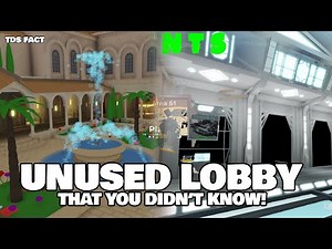 The Unused Lobby in TDS That You Probably Didn't Know | Roblox