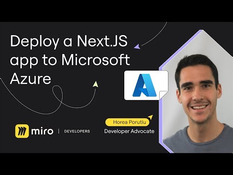 Deploy Next.js app to Microsoft Azure (Static Web App) w/ GitHub repo