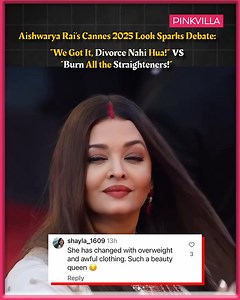 Aishwarya Rai Bachchan made a grand appearance at Cannes 2025 in a white Manish Malhotra saree, flaunting her sindoor loud and proud — but the internet had thoughts. 😲 While some fans applauded the subtle “divorce nahi hua” message, others couldn’t get past her hair — “Please burn all the straighteners her stylist owns,” read one viral comment. 😵‍💫💇‍♀️ Love it or hate it, Ash got the whole internet talking again — classic queen behavior! 👑✨ #aishwaryarai #pinkvilla #viral #trending #bollywo