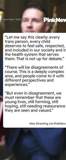 Wes Streeting reassures trans youth: 'You have not been forgotten'