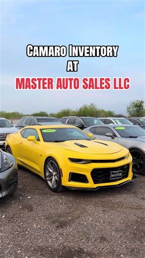 Find Your Dream Camaro at Master Auto Sales LLC