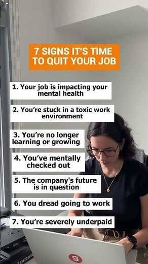 7 signs it's time to quit your job
