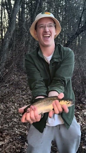 first tiger trout! #troutfishing #fishing #bluegill #bassfishing #catfish #outdoors #gamer #bass