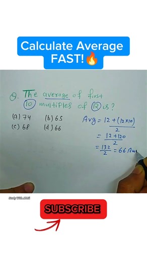 How to Calculate Average Fast😎🔥|| Easy math tips #maths #mathstricks