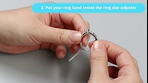 Ring Size Adjuster for Loose Rings 8 Pcs, Ring Guards for Women, Ring Sizers for Spacers Tightener Resizer, Unique Groove and Fastening Ties Design Fits Rings of Width Less Than 0.2 Inch - 4 Sizes