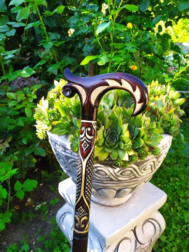 Wood Walking Cane Hand Carved Walking Sticks Cane Gift Luxury Walking Cane Walking Cane for Women and Men Walking Stick Cane Walking Cane - Etsy