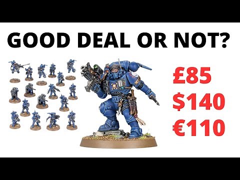 Space Marine Vanguard Task Force - a Good Deal or Not? 40K Prices for this Week Reviewed...