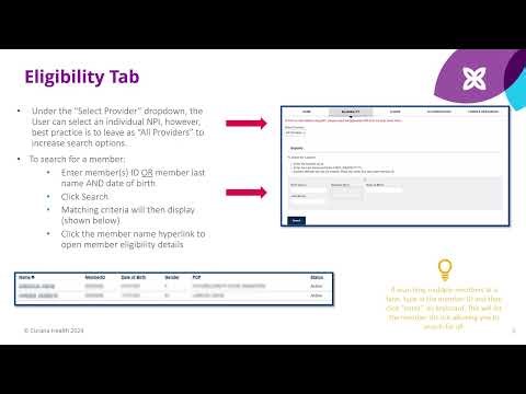 Provider Portal Training Baseline Video