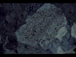 Sericitized Plagioclase, Crossed Polars